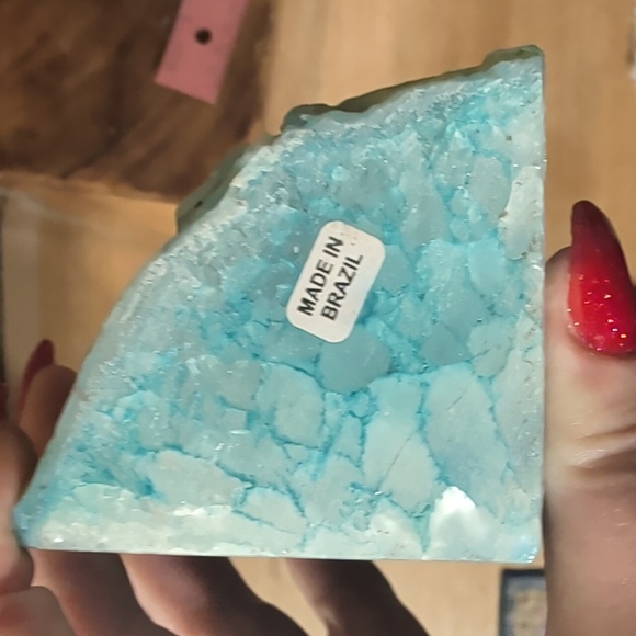 Pair of Brazilian Agate Geode Sections Bookends or Decor Pieces - Picture 14 of 14